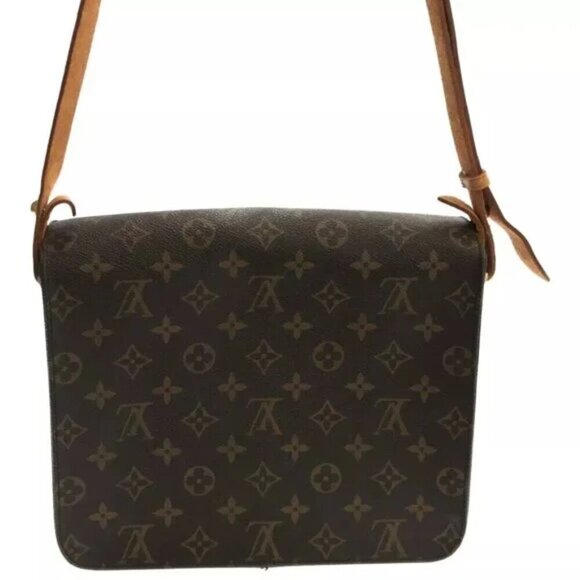 100% Authentic LOUIS VUITTON Cartouchiere GM Monogram Shoulder Bag 352-060824 - Picture 2 of 14